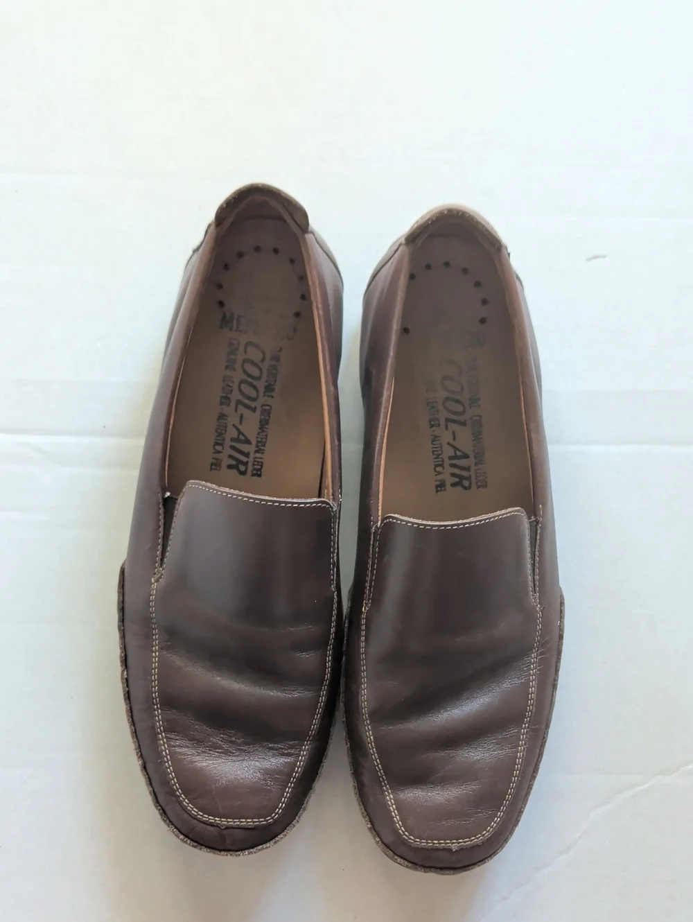 Mephisto Men's Dark Brown Leather Slip-On Loafers